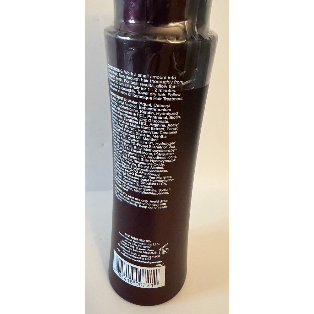 Keranique SEALED Scalp Stimulating Shampoo & Volumizing Keratin Conditioner 12oz - Picture 3 of 4